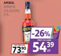 Auchan APEROL Aperitiv 11% alcool Ofertă