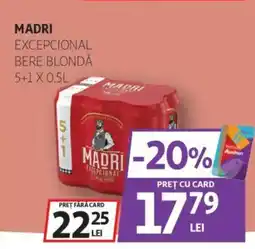 Auchan MADRI Excepcional bere blondă Ofertă