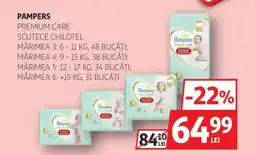 Auchan PAMPERS Premium care Ofertă