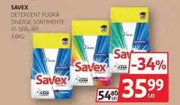 Auchan SAVEX Detergent pudră Ofertă