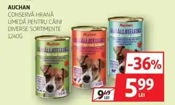 Auchan AUCHAN Conservă hrană umedă pentru câini Ofertă