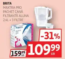Auchan BRITA Maxtra pro pachet cană filtrantă aluna Ofertă