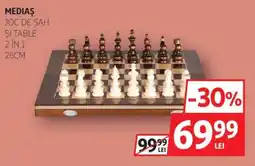 Auchan MEDIAȘ Joc de şah și table 2 în 1 Ofertă