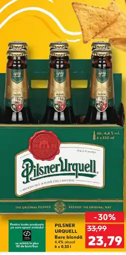 Kaufland PILSNER URQUELL Bere blondă Ofertă