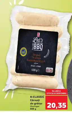 Kaufland K-CLASSIC Cârnaţi de grătar Ofertă