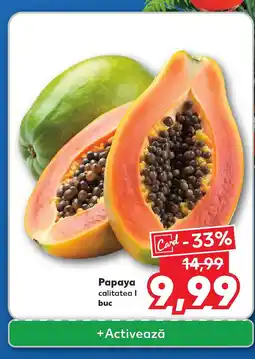 Kaufland Papaya Ofertă