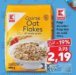 Kaufland Fulgi de ovăz / Fulgi fini de ovăz Ofertă
