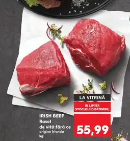 Kaufland Irish beef Rasol de vită fără os Ofertă