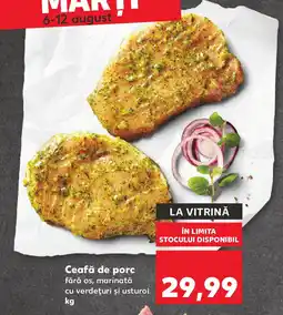 Kaufland Ceafă de porc Ofertă