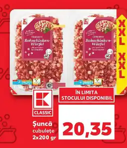 Kaufland Şuncă cubuleţe Ofertă