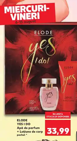 Kaufland ELODE YES I DO Apă de parfum Ofertă