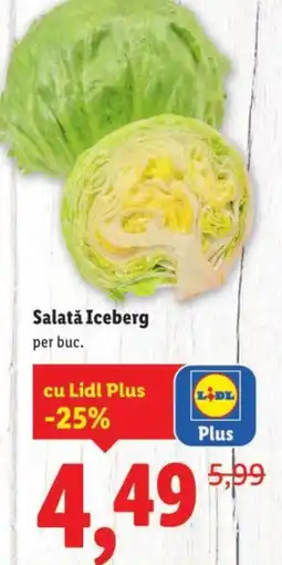Lidl Salată Iceberg Ofertă