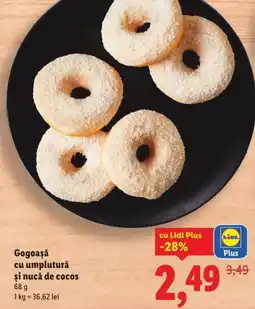 Lidl Gogoaşă cu umplutură şi nucă de cocos Ofertă