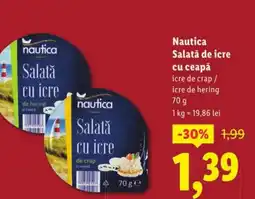 Lidl Nautica Salată de icre cu ceapă Ofertă