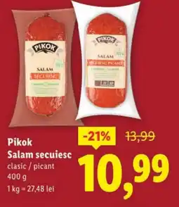 Lidl Pikok Salam secuiesc clasic / picant Ofertă