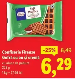 Lidl Confiserie Firenze Gofră cu ou şi cremă Ofertă