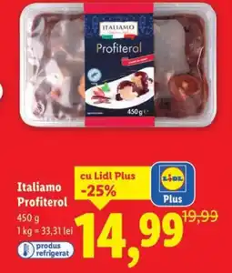 Lidl Italiamo Profiterol Ofertă