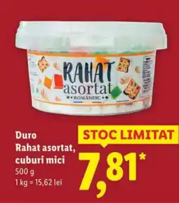 Lidl Duro Rahat asortat, cuburi mici Ofertă