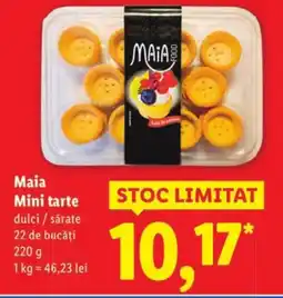 Lidl Maia Mini tarte dulci / sărate Ofertă
