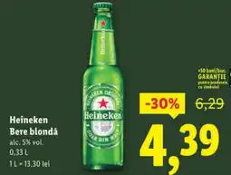 Lidl Heineken Bere blondǎ Ofertă