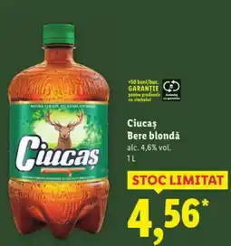 Lidl Ciucaș Bere blondǎ Ofertă