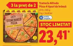 Lidl Trattoria Alfredo Pizza 4 tipuri de brânză Ofertă