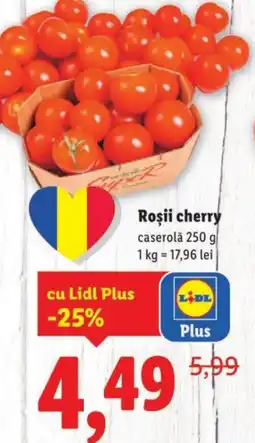 Lidl Roşii cherry Ofertă