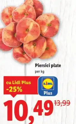 Lidl Piersici plate Ofertă