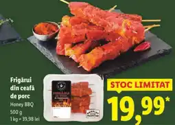 Lidl Frigărui din ceafă de porc Honey BBQ Ofertă