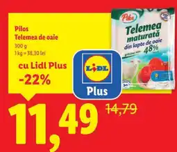 Lidl Pilos Telemea de oaie Ofertă