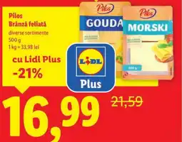 Lidl Pilos Brânză feliată Ofertă