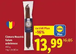 Lidl Cǎmara Noastră Salam ardelenesc Ofertă