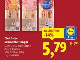 Lidl Chef Select Sandwich triunghi Ofertă