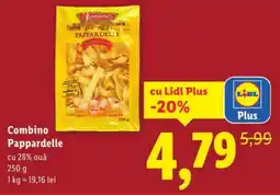Lidl Combino Pappardelle Ofertă