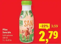 Lidl Pilos Sana bio Ofertă