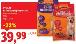 Lidl Orlando Hrană uscată pentru câini Ofertă