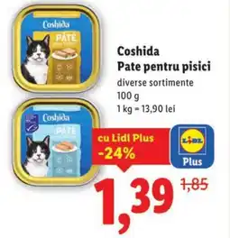 Lidl Coshida Pate pentru pisici Ofertă