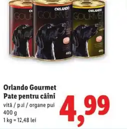 Lidl Orlando Gourmet Pate pentru câini Ofertă