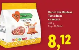 Lidl Daruri din Moldova Turtă dulce cu secarǎ Ofertă