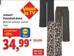 Lidl Esmara Pantaloni damă Ofertă
