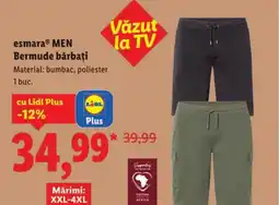 Lidl EsmaraⓇ MEN Bermude bărbați Ofertă