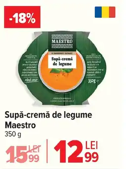 Carrefour Market Supă-cremă de legume Maestro Ofertă