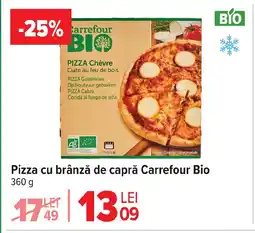 Carrefour Market Pizza cu brânză de capră Carrefour Bio Ofertă
