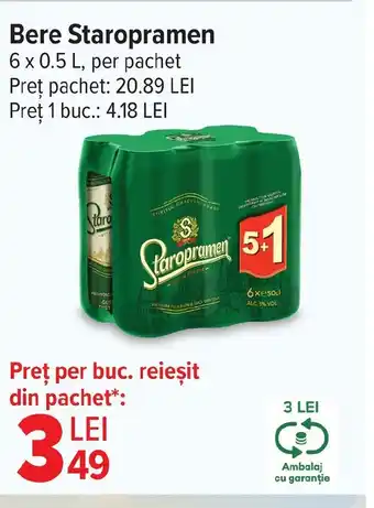 Carrefour Market Bere Staropramen Ofertă