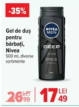 Carrefour Market Gel de duş pentru bărbaţi, Nivea Ofertă