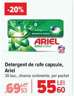 Carrefour Market Detergent de rufe capsule, Ariel Ofertă
