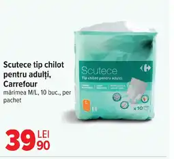 Carrefour Market Scutece tip chilot pentru adulți, Carrefour Ofertă