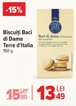 Carrefour Market Biscuiți Baci di Dama Terre d'Italia Ofertă