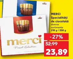 Kaufland MERCI Specialităţi de ciocolată Ofertă