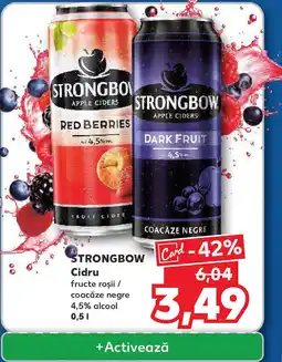 Kaufland STRONGBOW Cidru Ofertă